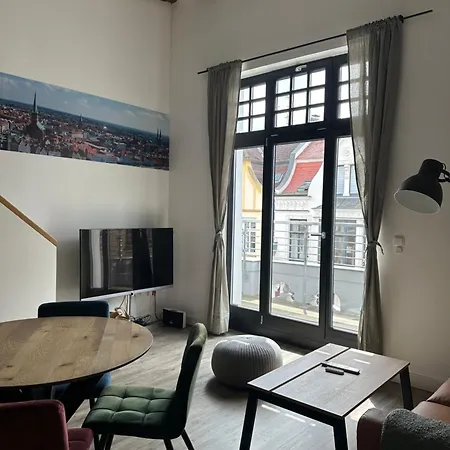 아파트 Altstadtwohnung Am 뤼베크